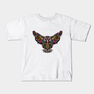 Owl with open wings and claws. Kids T-Shirt